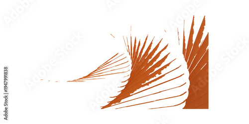 A beauty nature design featuring a macro vector illustration of ears of wheat with a leaf and plant toothpick element