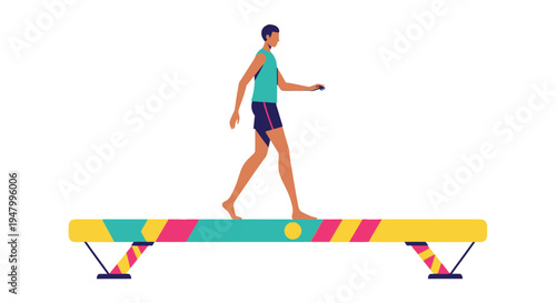 Agile project management and business risk mitigation strategy illustration depicting precision and stability in corporate execution