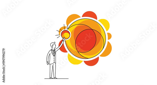 Strategic business leader aligning brand identity and data-driven insights for enterprise scalability and market innovation.