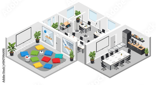 Agile Workspace Visualization for Modern Hybrid Office Culture and Employee Engagement Strategies
