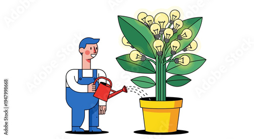 Creative agency professional nurturing strategic innovation and scalable ideas to drive business growth