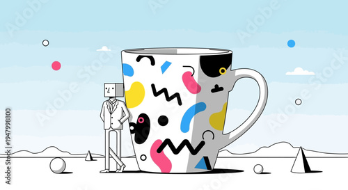 Modern Creative Professional Recharging with Big Ideas for High-Growth B2B Agency Branding and Workplace Culture Narratives