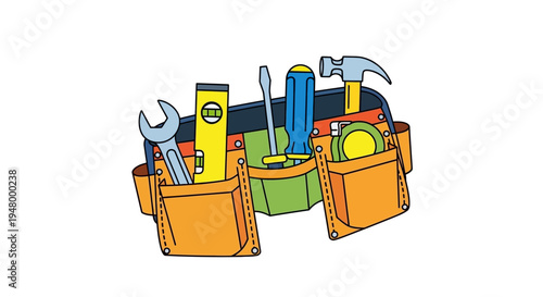 Toolbox with Various Tools