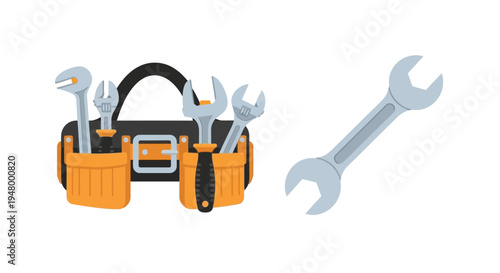 Tool Box and Wrench