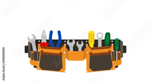 Tool Belt with Various Tools