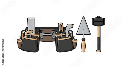 Mason's Tools and Belt