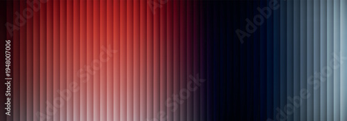 Red and blue gradient background with vertical stripes and subtle shading