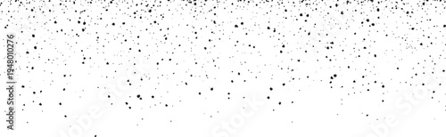 Realistic snowfall, fine small white powder snow specks vector background.