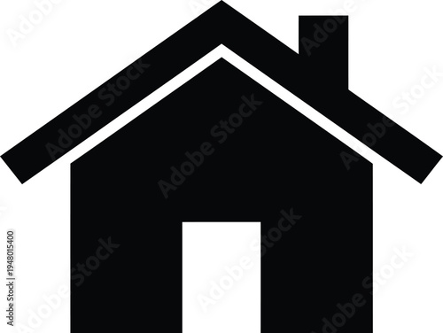 house structure with a prominent roof  Home, Building, Residence, Property, Realestate, Icon, 