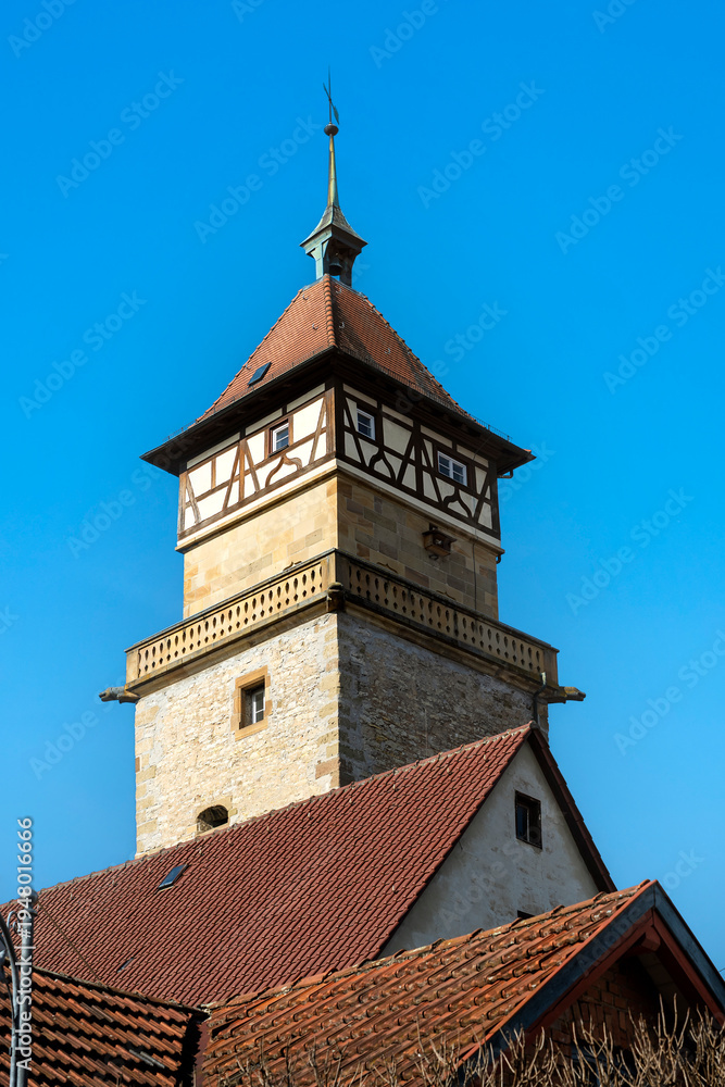 Fototapeta premium Hochwachturm in Waiblingen