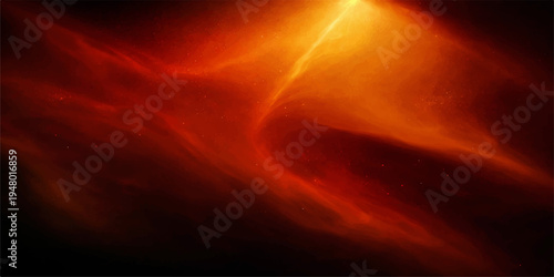 Abstract red and orange fire background with glowing flames