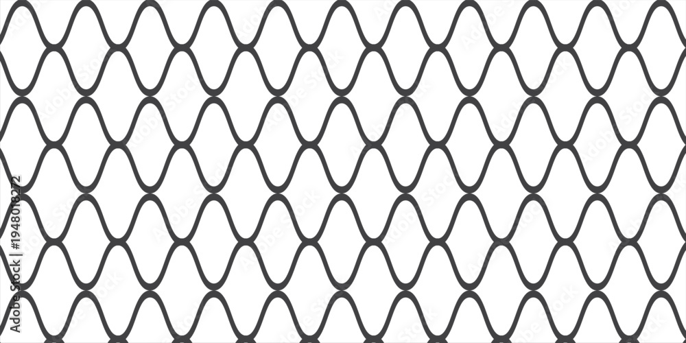 Fototapeta premium Mesh texture for fishing nets. Seamless pattern for sportswear or soccer goal, volleyball net, basketball hoop, hockey, athletics. Abstract net background for sports