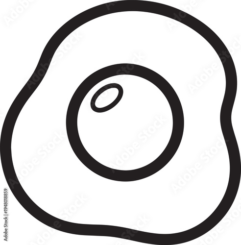 Vector illustration of a halved avocado