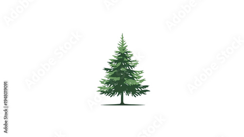 green christmas tree