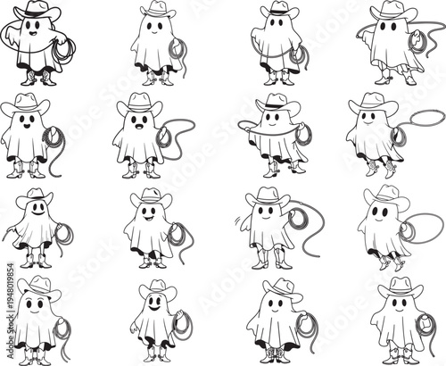 Cowboy Ghost Halloween