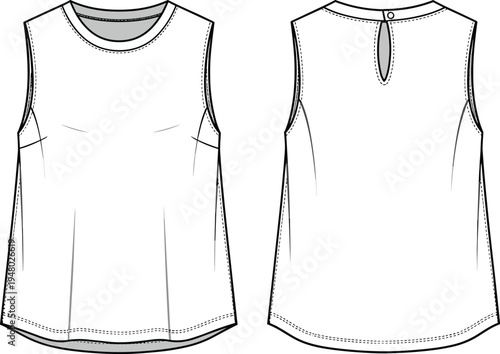 Fashion technical sketch of puff sleeve corset mini dress, featuring ruched bodycon skirt, sweetheart neckline, and open back design, cad drawing flat vector illustration