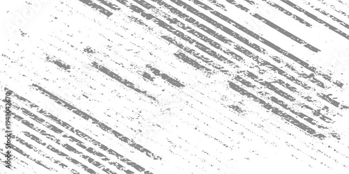 Abstract grunge texture background with diagonal scratch marks and distressed lines on a gray surface, rough worn metal or concrete texture, monochrome minimal design, high-detail scratches vector.