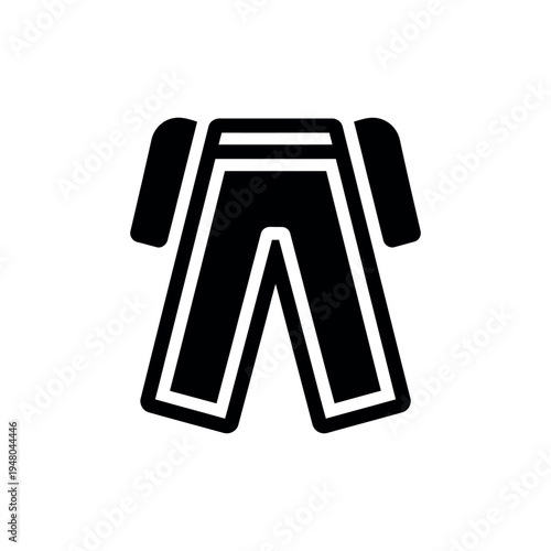 Black and white pants clothing fashion