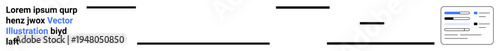 Graphic design tools, user interface design, creative typography, layout editing, content creation, and digital design. Text editing panel with visible options and sliders. Graphic design and user