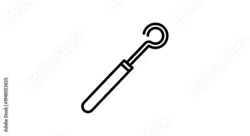 Medical Surgical Instrument Icon - Ophthalmic Surgical Tool