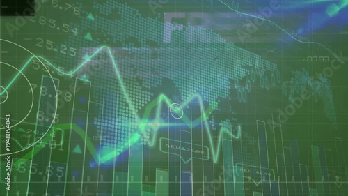 Animation of data processing over freedom text