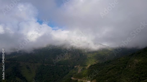 Wallpaper Mural 4K Aerial View of Yunnan Plateau Canyon and Mountain Ranges Torontodigital.ca