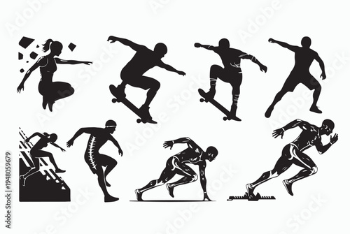 skateboarding-extreme-sport-action-silhouette