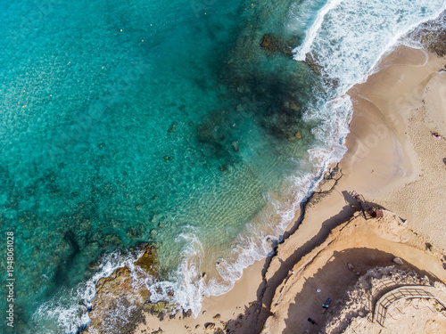 Fotografie Cala Comte ibiza - Drone view