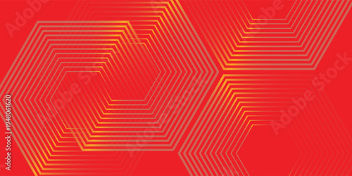 Modern Technology Chevron Striped Pattern Background, Dynamic Hi-Tech Grid Border Design.