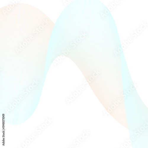 Abstract Pastel Wave Lines Background