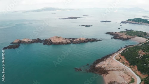 Wallpaper Mural Aerial Ocean View of Pingtan Island in Fujian Province Torontodigital.ca