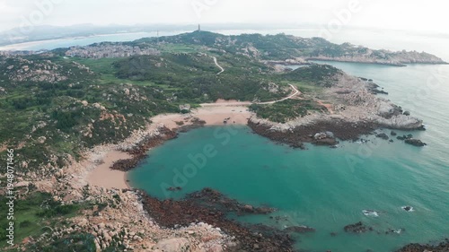 Wallpaper Mural Aerial Ocean View of Pingtan Island in Fujian Province Torontodigital.ca