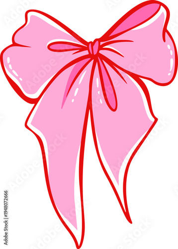 Coquette Pink Bow
