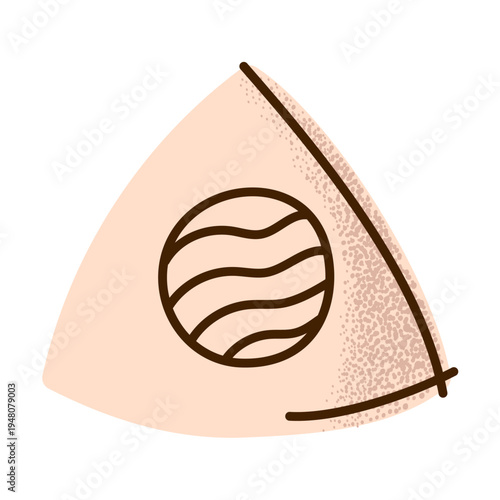 Tailor chalk vector illustration. Professional sewing tool for fabric marking, handmade craft workshop, and fashion designer equipment flat design.