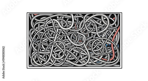 Celtic knotwork design pattern.