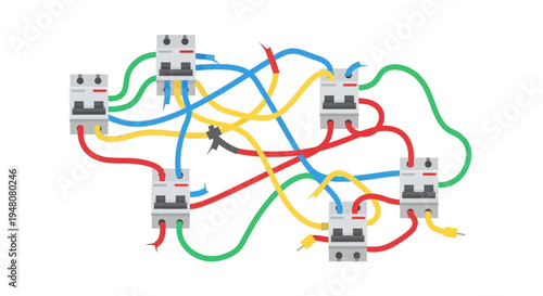 Colorful Wires and Connectors.
