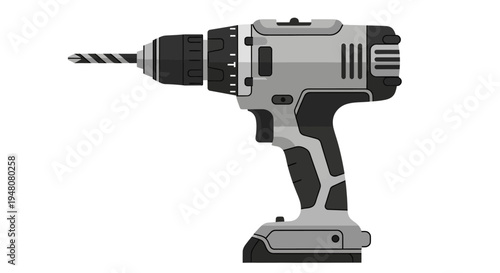 Cordless Electric Power Drill.