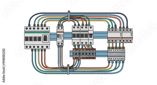 Electric Circuit Board Wiring.