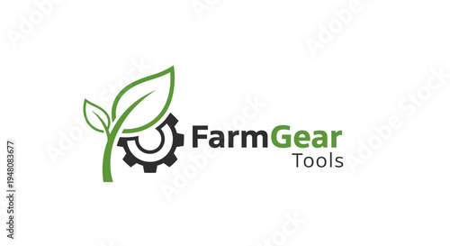 Farm Gear Tools Logo Design.