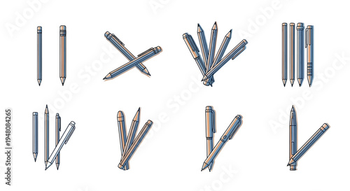Collection of Metal Nails and Fasteners.