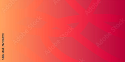 Abstract Red and Orange Gradient Background with Intertwined Curved Lines. vector illustration