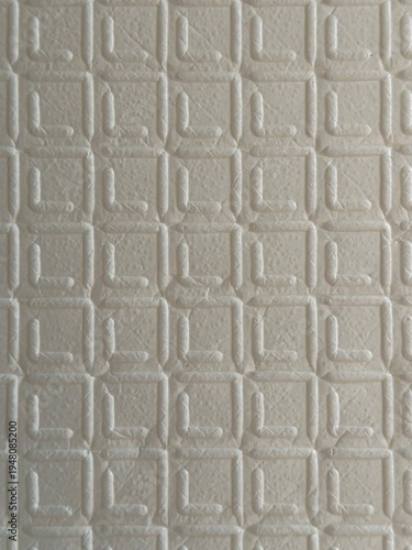 Wallpaper Mural Close-up texture of a foamed polyurethane play mat inside a baby playpen. Torontodigital.ca