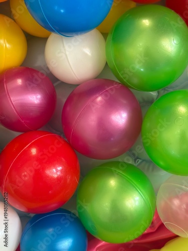 Wallpaper Mural Colorful balls in a ball pit for sensory development of young children in a playroom. Torontodigital.ca