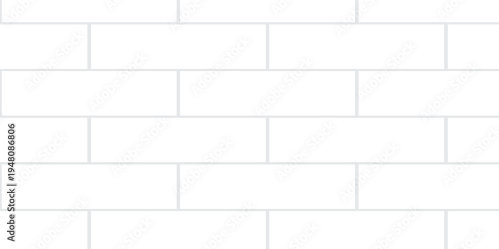 Obraz premium white brick wall texture and solid bricks seamless pattern background.