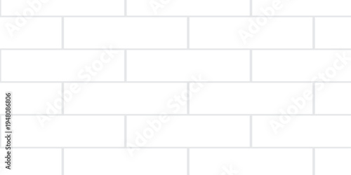 white brick wall texture and solid bricks seamless pattern background.