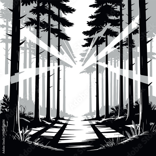 Adobe Illustrator Artwork Forest clip art i