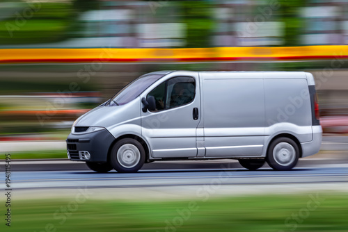 The courier in the silver van is already on his way to you with your package 