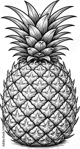Pineapple Line art