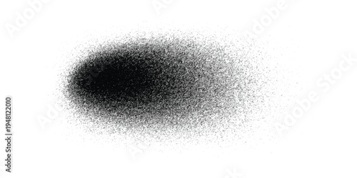 Noise grain background, pointillism dots gradient or dotwork pattern, vector stipple effect. Grain noise halftone or grainy texture or dotwork grain noise