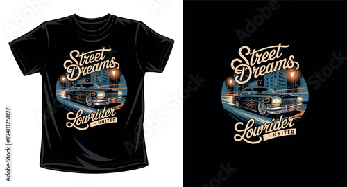 Car graphic vector art t-shirt design print template